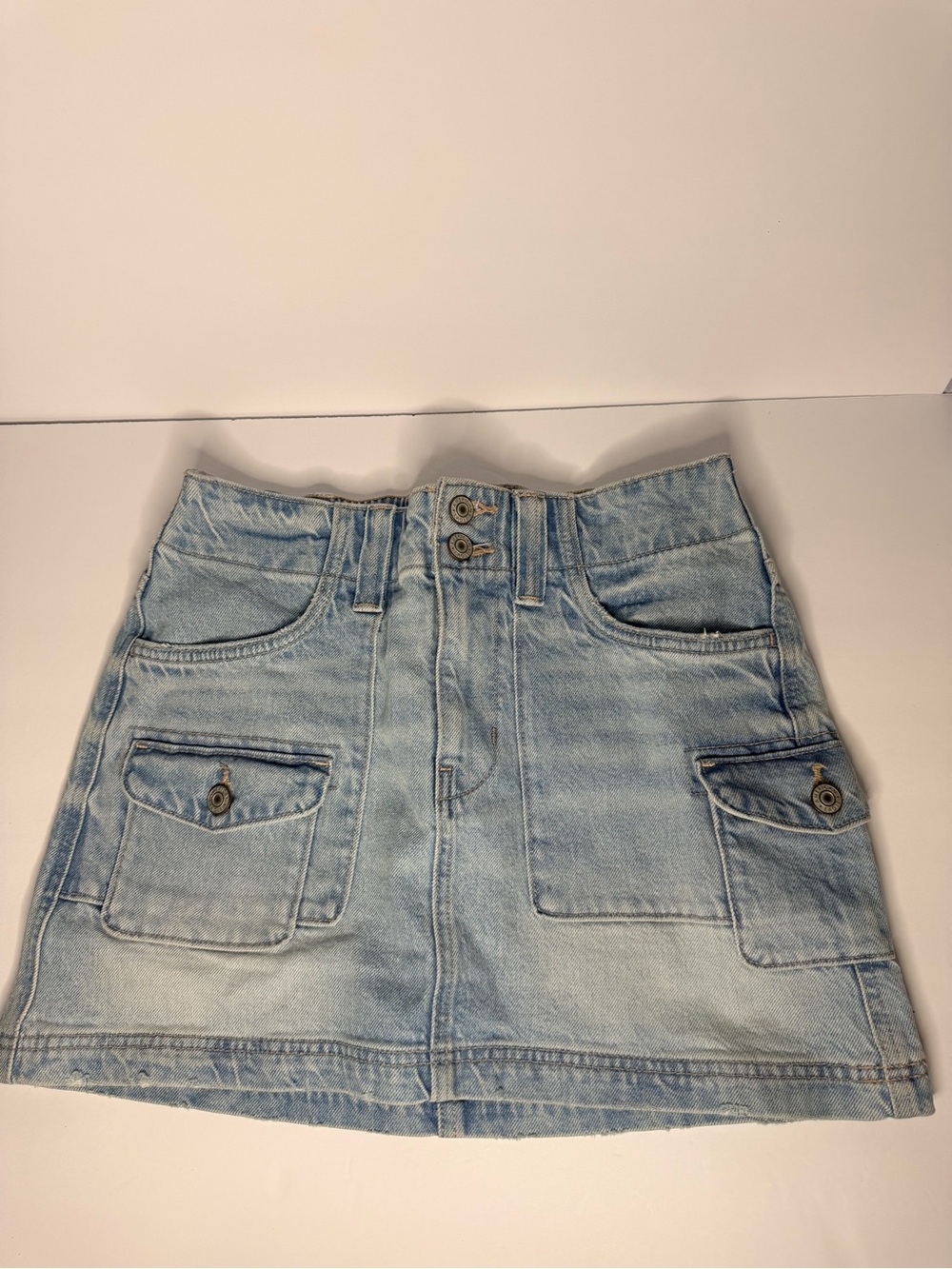 American Eagle Outfitters light blue denim skirt
